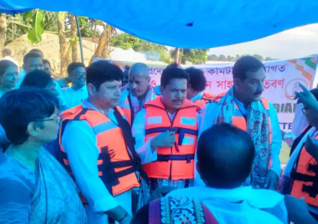 AICC-APCC ટીમે આસામના પૂરગ્રસ્ત મોરીગાંવની મુલાકાત લીધી