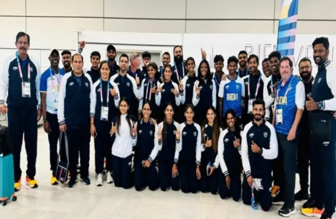 ભારતીય એથ્લેટિક્સ ટીમ પેરિસ 2024 ઓલિમ્પિક માટે પેરિસ પહોંચી