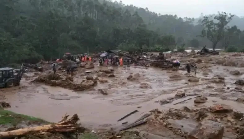 કેરળના વાયાનાડમાં ભૂસ્ખલન, ભારે વરસાદ પછી 24 લોકોના મોત