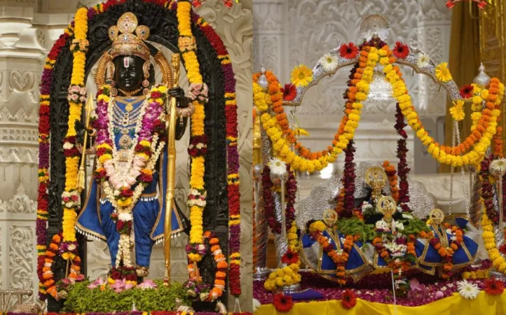 અયોધ્યાના રામ મંદિરમાં પ્રથમ ઝૂલનોત્સવની ભવ્ય ઉજવણી, ભક્તોની ભીડ જોવા મળી