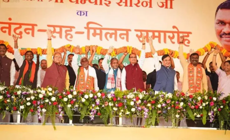 ઝારખંડના પૂર્વ સીએમ ચંપાઈ સોરેન ભાજપમાં જોડાયા