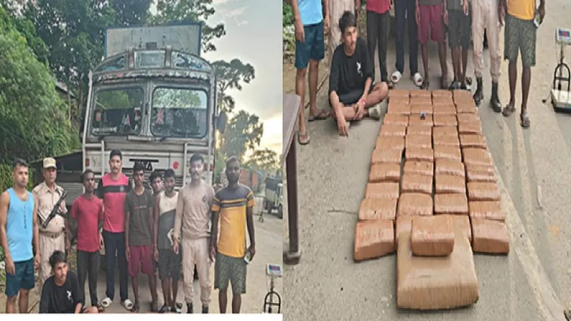 આસામ પોલીસે કરીમગંજમાં 102 કિલો ગાંજો જપ્ત કર્યો, એકની ધરપકડ