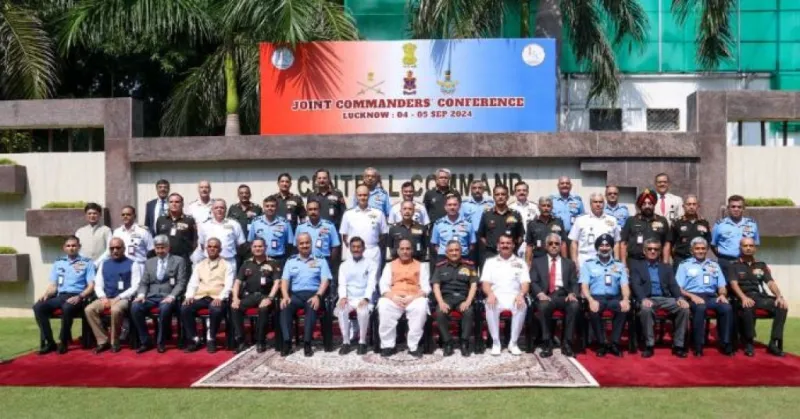 રાજનાથ સિંહે લખનૌમાં સૈન્ય નેતૃત્વની પ્રશંસા કરી