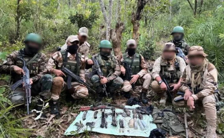 ભારતીય સેના અને મણિપુર પોલીસે સંયુક્ત ઓપરેશનમાં ગેરકાયદેસર હથિયારો મેળવ્યા