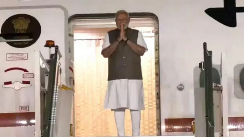 PM મોદી USની મુલાકાત પછી  દિલ્હી પરત ફર્યા
