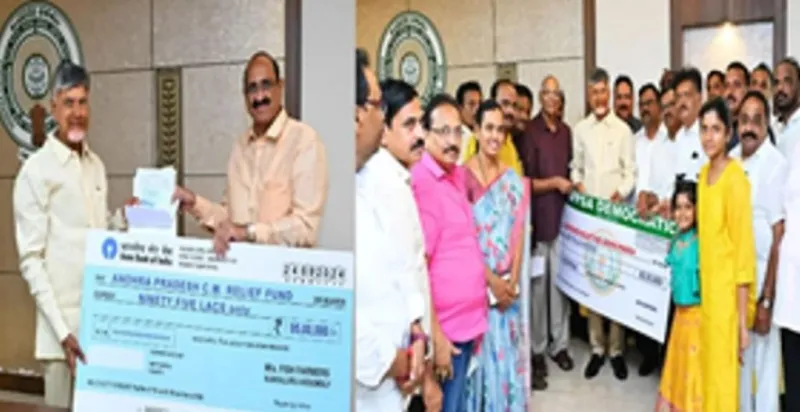 આંધ્રપ્રદેશના મુખ્યમંત્રી રાહત ફંડને પૂર રાહત માટે 400 કરોડ રૂપિયા મળ્યા