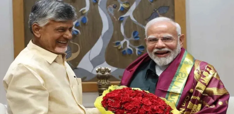 આંધ્રના સીએમ નાયડુએ પોલાવરમ પ્રોજેક્ટ સપોર્ટ માટે પીએમ મોદીનો આભાર માન્યો