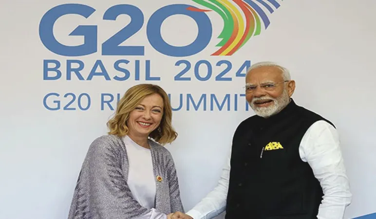 PM મોદીએ G20 સમિટમાં ઇટાલિયન PM મેલોની સાથે દ્વિપક્ષીય વાતચીત કરી