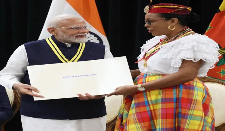 ડોમિનિકાએ પીએમ મોદીને સર્વોચ્ચ સન્માન આપ્યું