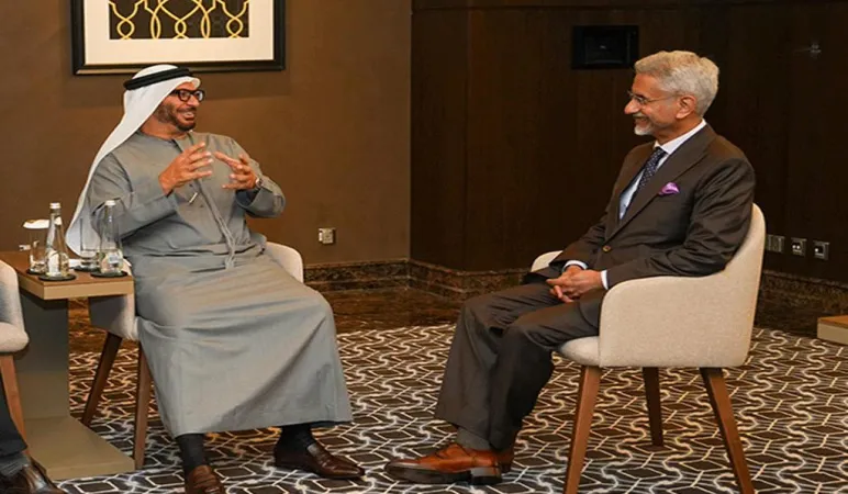 ભારત-યુએઈ સંબંધોને મજબૂત બનાવવા, વિદેશ મંત્રી એસ. જયશંકરે યુએઈના રાજદ્વારી સલાહકાર અનવર ગર્ગશને મળ્યા