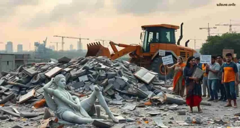 મુંબઈમાં જૈન મંદિરનો વિનાશ: ધાર્મિક આસ્થા પર હુમલો?