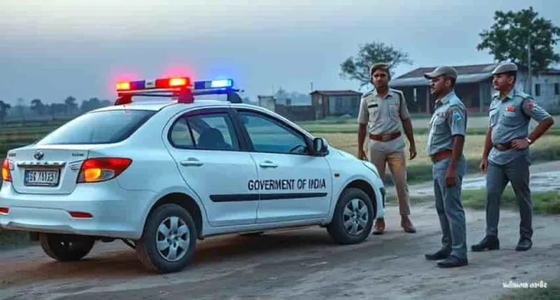 કાર પર લાલ-ભુરી લાઇટ, 4 હોદ્દાની પ્લેટ, Govt Of India લખાવી રોફ જમાવનાર ઠગ યુવકને પોલીસે ઝડપ્યો