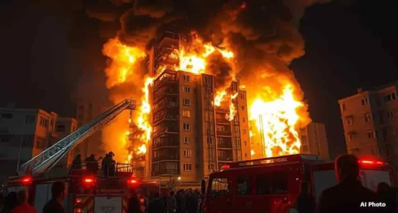 અમદાવાદમાં ઓર્ચિડ એપાર્ટમેન્ટમાં ભીષણ આગ | 27 લોકોનું રેસ્ક્યૂ | લેટેસ્ટ ન્યૂઝ