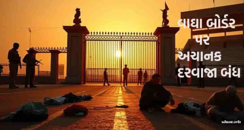 વાઘા બોર્ડર બંધ: પાકિસ્તાની નાગરિકો ફસાયા, ભારત-પાકિસ્તાન તણાવ વધ્યો