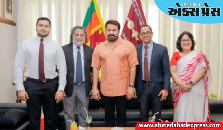 મોહનલાલ શ્રીલંકાના પ્રધાનમંત્રીને મળ્યા, તસવીરો શેર કરી, ચાહકોએ તેમની પ્રશંસા કરી