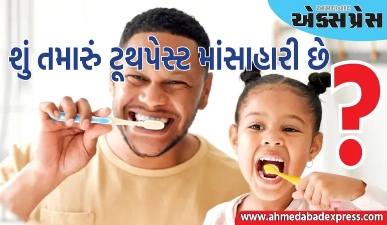શું તમારું ટૂથપેસ્ટ શાકાહારી છે કે માંસાહારી, ક્યારે તે માંસાહારી બને છે? જાણો અહીં