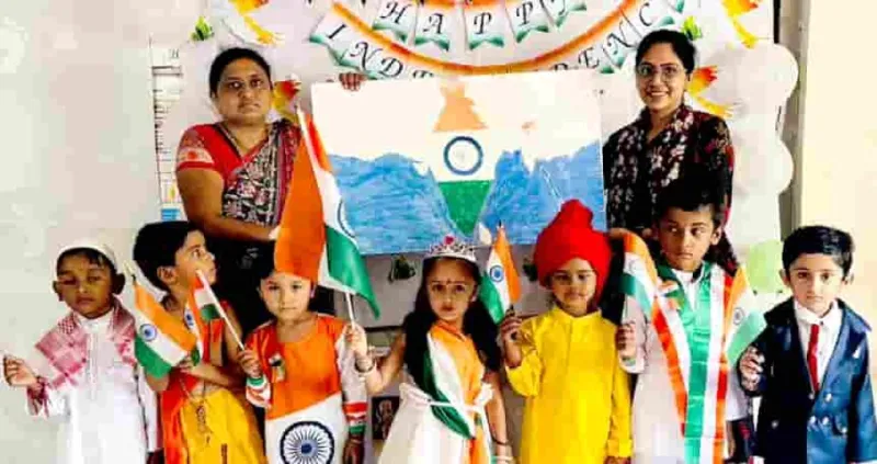 જૂનાગઢની ૧૨૪૯ આંગણવાડીમાં હર ઘર તિરંગા ઉજવણી 