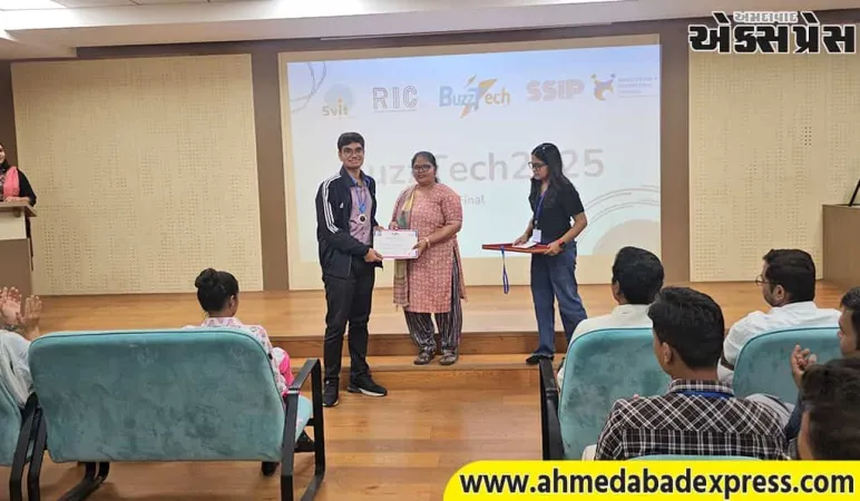 SVIT Vasad માં BuzzTech 2025- 50 દિવસીય ઉદ્યોગસાહસ અને બિઝનેસ લોન્ચ ચેલેન્જ સફળતાપૂર્વક પૂર્ણ