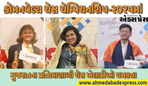 કોમનવેલ્થ ચેસ ચેમ્પિયનશિપ-૨૦૨૫માં ગુજરાતના પ્રતિભાશાળી ચેસ ખેલાડીઓ ચમક્યા