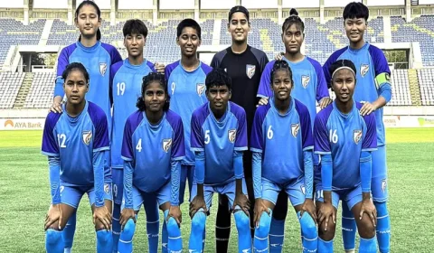 પ્રિતિકાની બે ગોલની મદદ થી ભારતની મ્યાનમાર સામે જીત