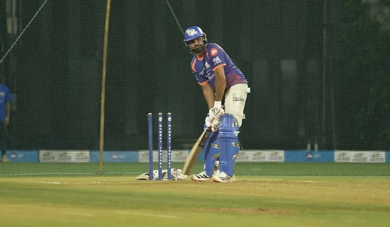 મુંબઈ ઈન્ડિયન્સનો શંખનાદ: રોહિત શર્મા નેટ્સમાં પરસેવો પાડતા જોવા મળ્યા