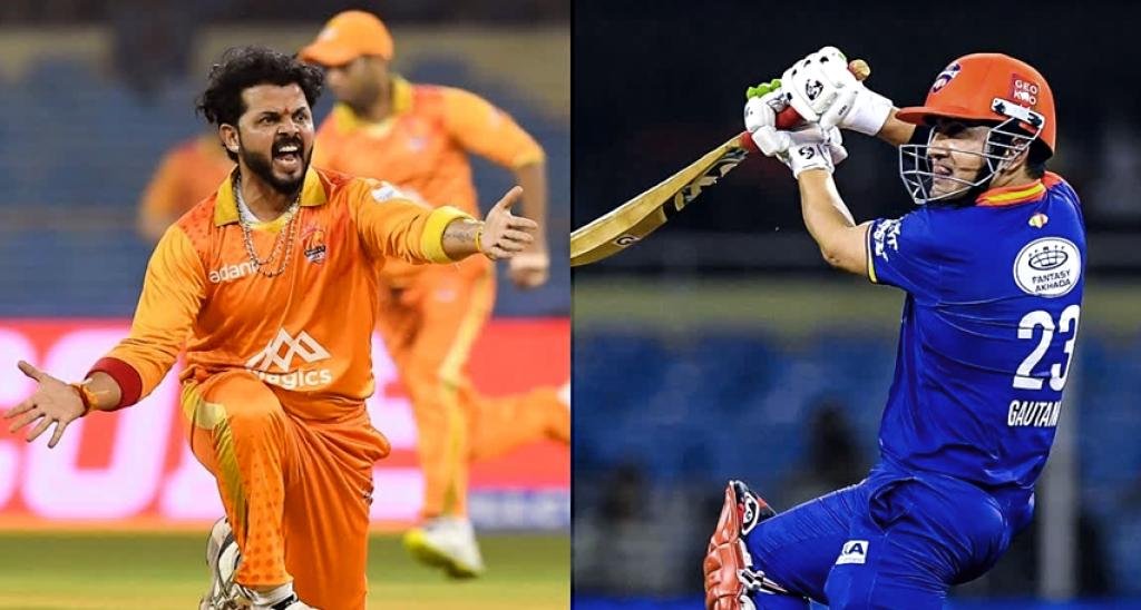 ગંભીર શ્રીસંતની લડાઈ: એલએલસી મેચમાં ભૂતપૂર્વ ક્રિકેટરો ટકરાયા