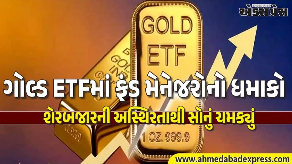 શેરબજારમાં તણાવથી ગોલ્ડ ETFમાં ઉછાળો. જાન્યુઆરીમાં ₹24,000 કરોડનો રેકોર્ડ પ્રવાહ