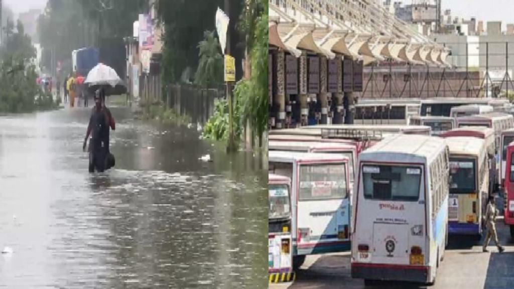 ભારે વરસાદથી સમગ્ર ગુજરાતમાં ST સેવા ખોરવાઈ