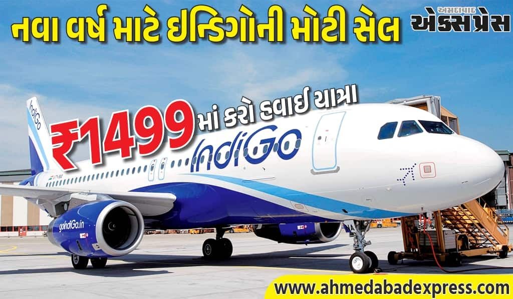 ઇન્ડિગો ન્યૂ યર સેલ: ₹1499માં ડોમેસ્ટિક, ₹4499થી ઇન્ટરનેશનલ – 70% સુધી એડ-ઓન ડિસ્કાઉન્ટ