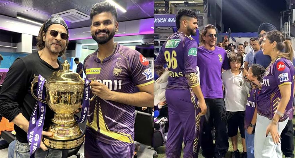 KKR કેપ્ટન શ્રેયસ ઐય્યરે IPL 2024 ની જીત પછી શાહરૂખ ખાનને ટીમના 'હાર્ટબીટ' ગણાવ્યો