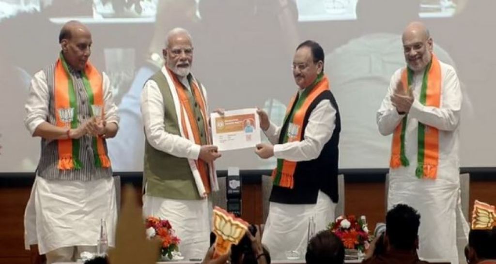 PM મોદીએ ભાજપની રાષ્ટ્રવ્યાપી સદસ્યતા અભિયાનની શરૂઆત કરી