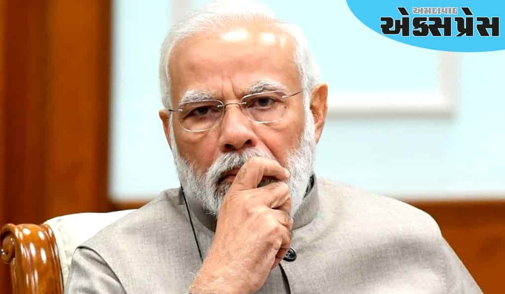 પીએમ મોદી સ્વર્ગસ્થ પૂર્વ મુખ્યમંત્રી વિજય રૂપાણીના પરિવારને મળ્યા, શોક વ્યક્ત કર્યો