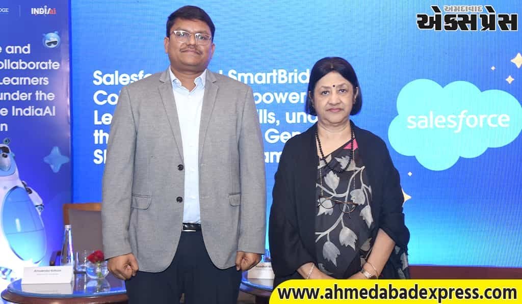 સેલ્સફોર્સ YuvaAI ભારત: GenAI કેટાલિસ્ટ કાર્યક્રમ હેઠળ 2026 માં 100,000 શીખનારાઓને તાલીમ આપવા માટે પ્રતિબદ્ધ છે