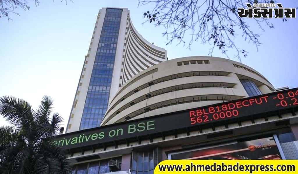 સેન્સેક્સ ૫૯૫ પોઈન્ટના વધારા સાથે અને નિફ્ટી ૧૮૧ પોઈન્ટના વધારા સાથે બંધ થયો