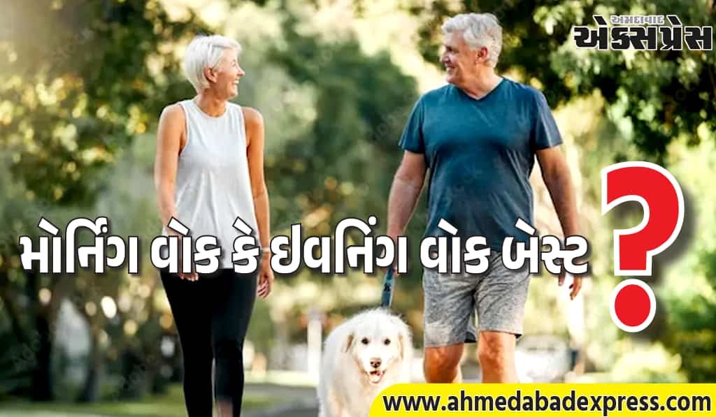 સવારે ચાલવું કે સાંજે? ૧૦૦% સાયન્સ કહે છે આ સમય સૌથી બેસ્ટ છે!