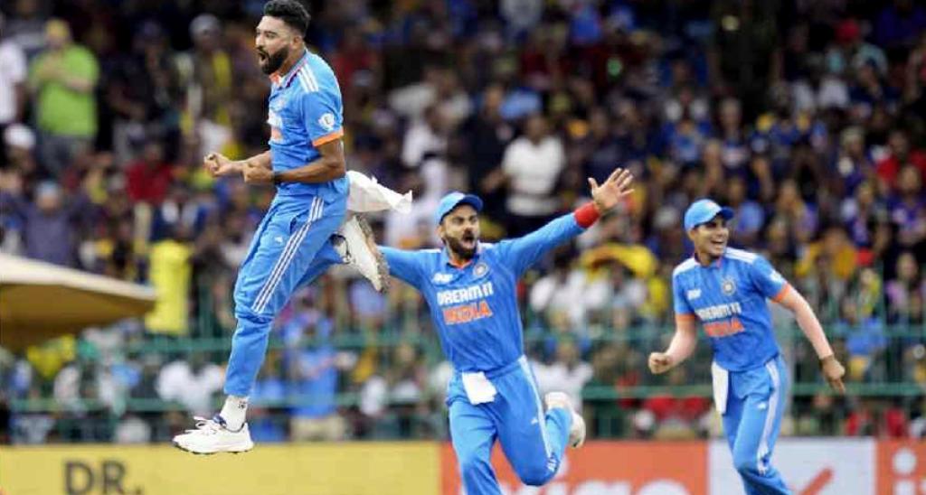 સિરાજના જાદુઈ બોલે એશિયા કપ ફાઇનલમાં શ્રીલંકાને 50 રનમાં આઉટ કરી દીધું