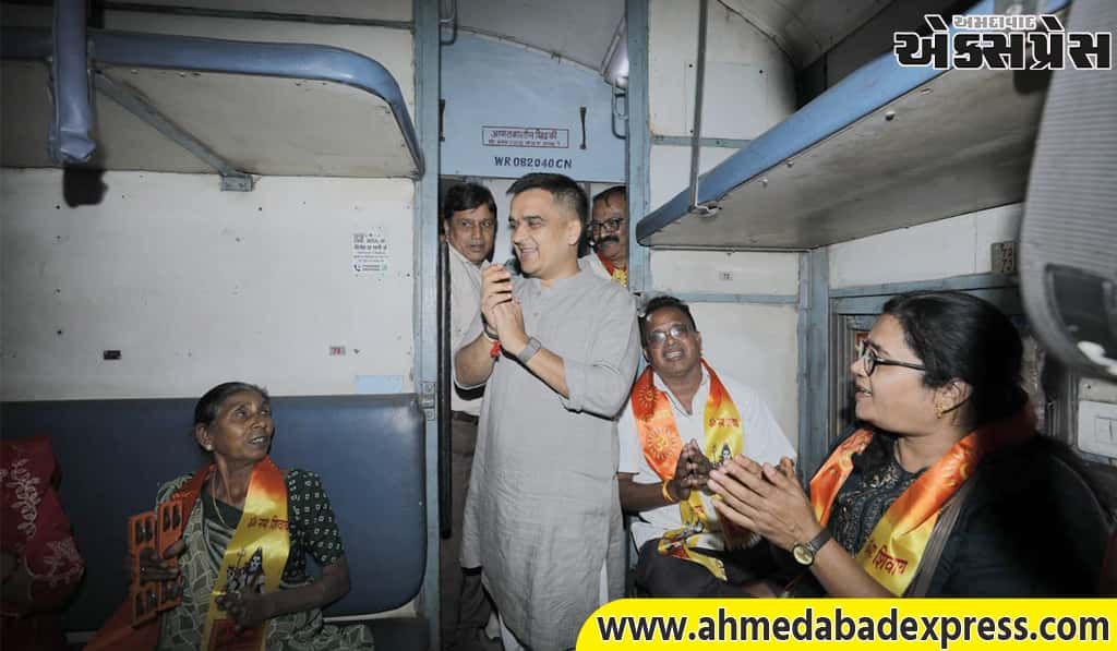સોમનાથ સ્વાભિમાન પર્વ ટ્રેન: હર્ષ સંઘવીએ પ્રસ્થાન કરાવ્યું