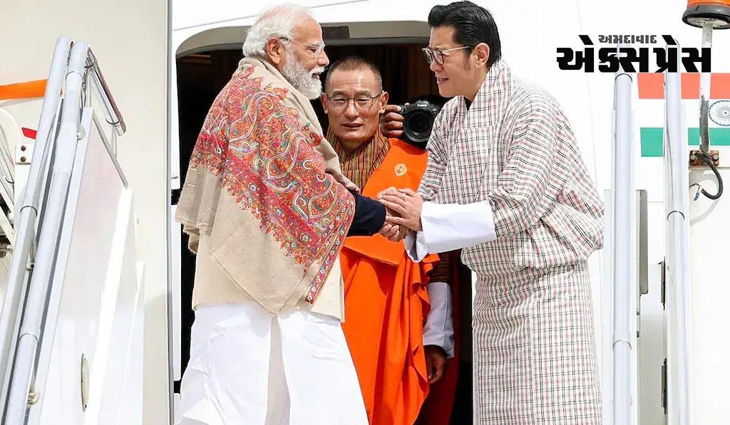 ભૂટાનના રાજાએ એરપોર્ટ પર પીએમ મોદીને આ ખાસ અંદાજમાં આપી વિદાય 