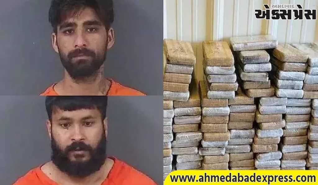 અમેરિકામાં બે ભારતીય ટ્રક ડ્રાઈવરોની ૭ મિલિયન ડોલરના કોકેઈન સાથે ધરપકડ