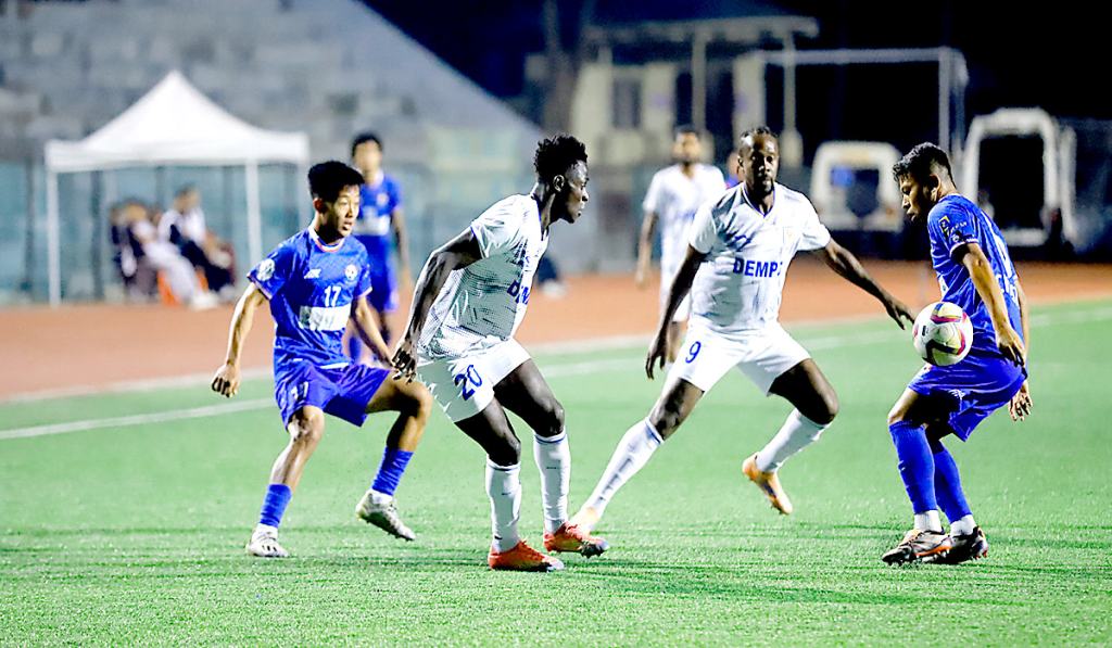 ઇન્ડિયન ફૂટબોલ લીગ 2025-26: ડેમ્પો SC અને ચનમારી FC  મૅચ રોમાંચક ડ્રો
