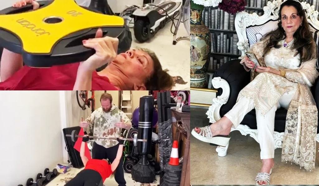 મુમતાઝની વર્કઆઉટ વિડિઓ જોયા પછી ઉડી જશે હોશ , 75 વર્ષની ઉંમરે પરસેવો પાડ્યો