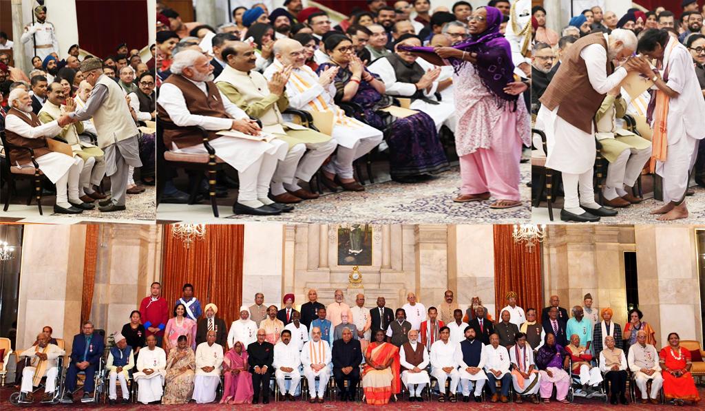 પદ્મ પુરસ્કાર 2023: રાષ્ટ્રપતિ દ્રૌપદી મુર્મુએ પદ્મ પુરસ્કારોનું વિતરણ કર્યું, છ લોકો પદ્મ વિભૂષણથી સન્માનિત