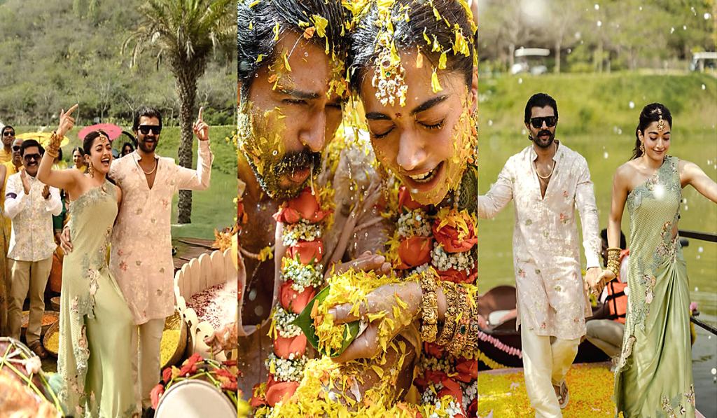 Rashmika-Vijay Haldi: 