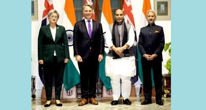 2+2 સંવાદ: ભારત, ઓસ્ટ્રેલિયા 'અપવાદરૂપ પડકારો'નો સામનો કરવા સંબંધોને વધુ મજબૂત કરશે