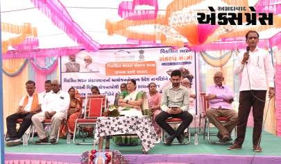 તિલકવાડાના કામસોલીમાં વિકસિત ભારત સંકલ્પ યાત્રા નું ગ્રામજનો દ્વારા ભવ્ય સ્વાગત