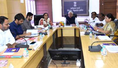 નર્મદાનાં પ્રભારી મંત્રી ભીખુસિંહજી પરમારના અધ્યક્ષપદે જિલ્લા આયોજન મંડળની બેઠક યોજાઈ