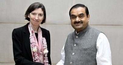 અદાણી ગ્રુપના ચેરમેન ગૌતમ અદાણીની બ્રિટિશ રાજદૂત લિન્ડી કેમરોન સાથે સમિટ