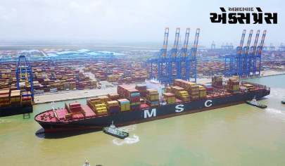 અદાણી પોર્ટસ મુંદ્રા પર અત્યાર સુધીના સૌથી વિશાળ જહાજ લાંગરવાનો સર્જાયો  વિક્રમ