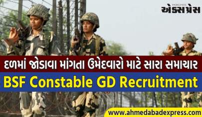 BSF કોન્સ્ટેબલ GD ભરતી: શરુ થઇ ગયા છે આવેદન; રસ ધરાવતા ઉમેદવારો ડાયરેક્ટ લિંક દ્વારા અરજી કરી શકે છે