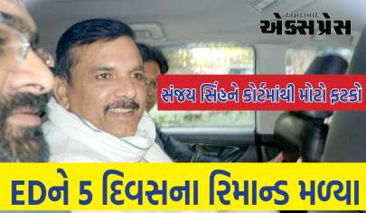 AAP સાંસદ સંજય સિંહને કોર્ટમાંથી મોટો ફટકો, EDને 5 દિવસના રિમાન્ડ મળ્યા